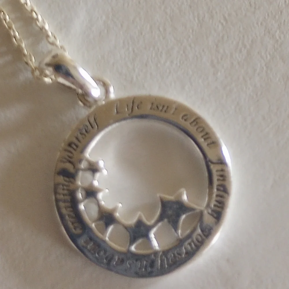 NEW 925 Sterling Silver Necklace and Zirconia Earrings - Picture 4 of 6